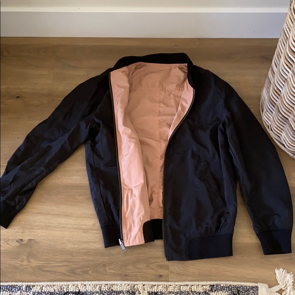 New never worn reversible bomber jacket